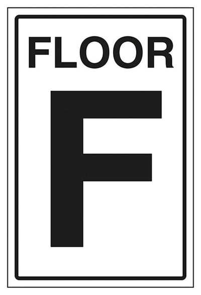 Floor F Sign