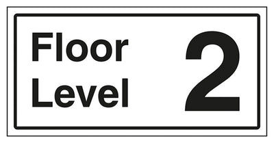 Floor Level 2 Sign