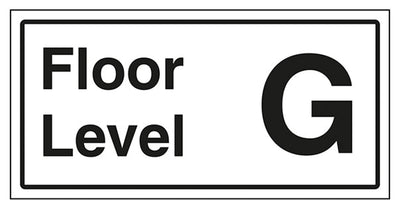 Floor Level G Sign