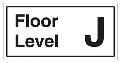 Floor Level J Sign