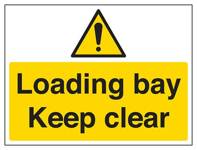 Loading Bay, Keep Clear Sign
