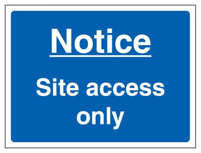 Notice Site Access Only