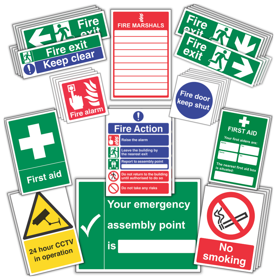 Office Safety Signs Starter Pack