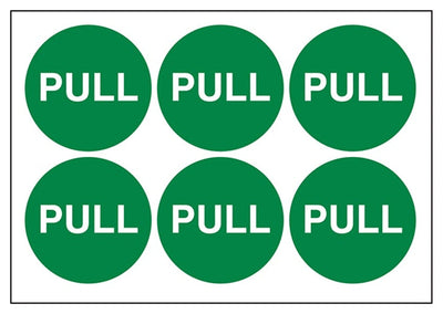 Pull Vinyl Labels On A Sheet