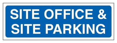 Site Office & Site Parking Sign - Narrow Landscape