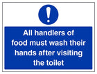 All Handlers Of Food Must Wash - Large Landscape