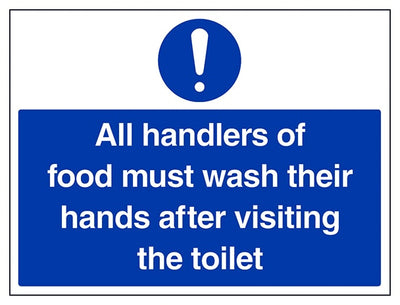 All Handlers Of Food Must Wash Large Landscape