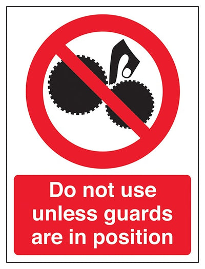 Do Not Use Unless Guards Are In Position