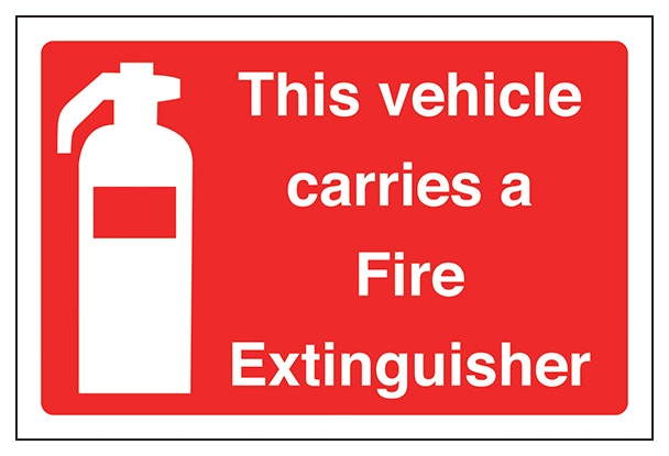 This Vehicle Carries A Fire Extinguisher Landscape