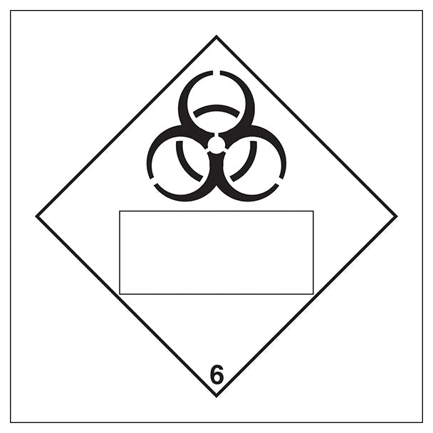 Bio Hazard 6 Un Substance Numbering Hazard Label