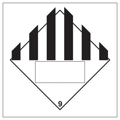 General Hazard 9 Un Substance Numbering Hazard Label