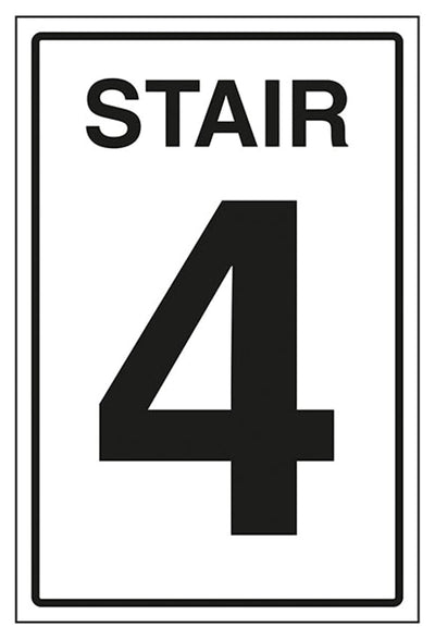 Stair 4 Sign
