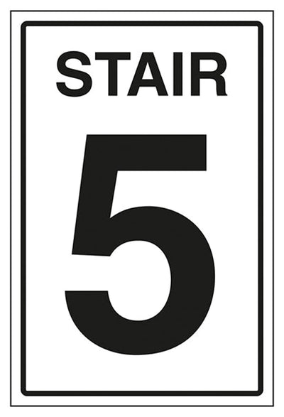 Stair 5 Sign