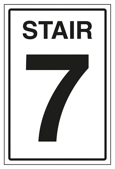 Stair 7 Sign