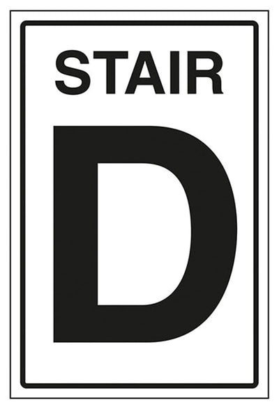 Stair D Sign