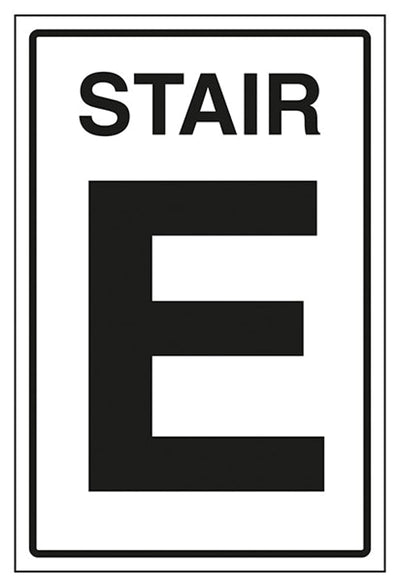 Stair E Sign