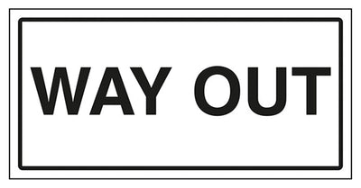 Way Out Sign