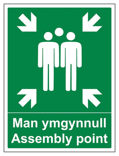 Welsh/English Sign - Assembly Point